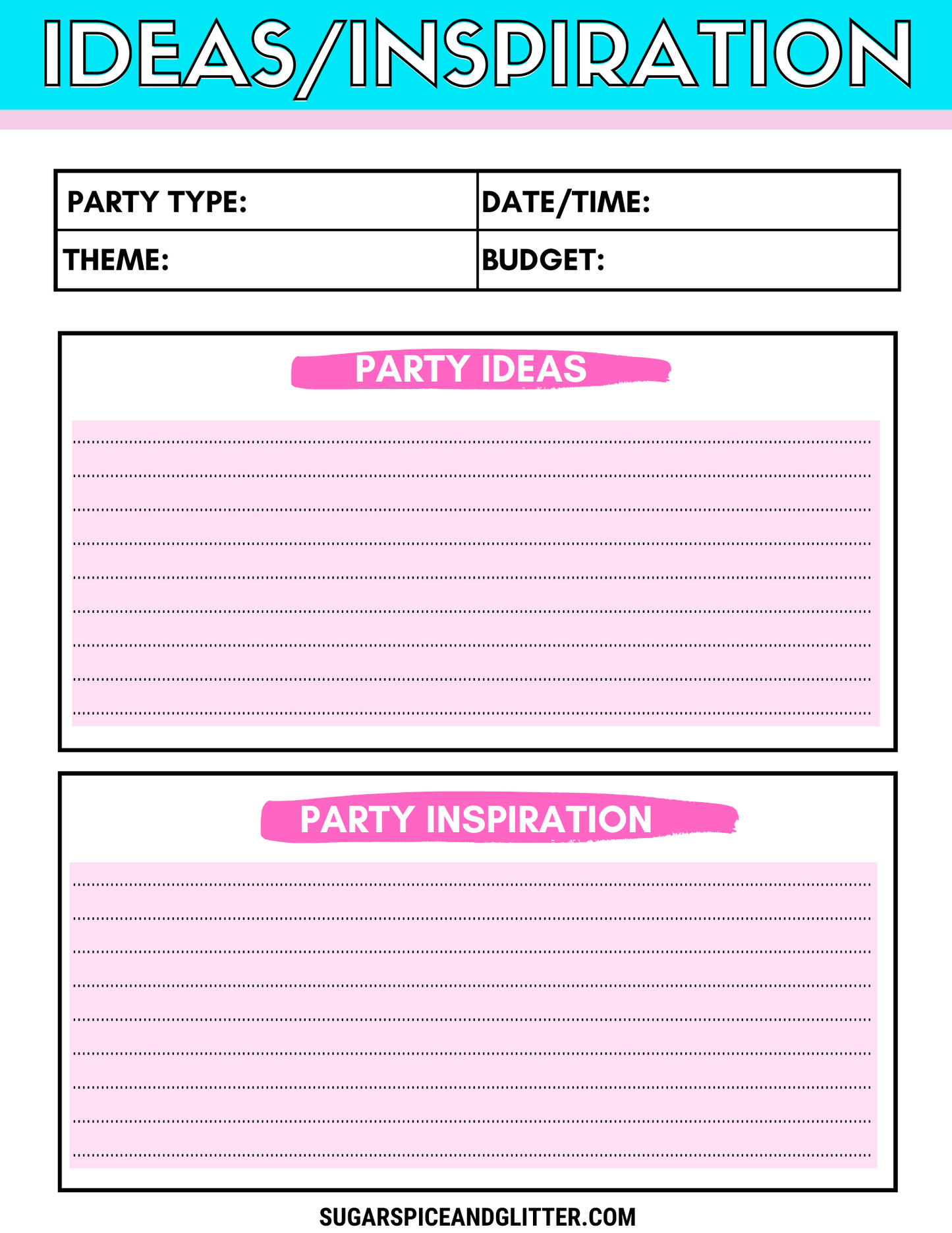 Your Complete Party and Event Planner